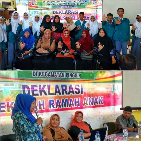 DPPPA Bengkalis Gelar Sosialisasi Penerapan Sekolah Ramah Anak di Pinggir
