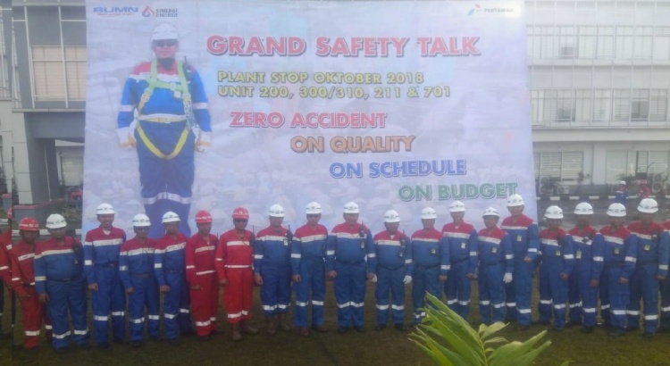 Grand Safety Talk Plant Stop RU II Dumai Tahun 2018