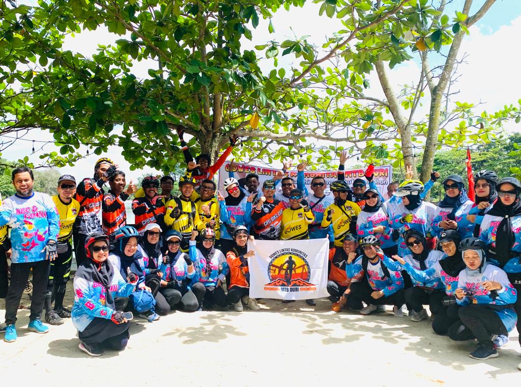 Sambut Ramadhan GLK MTB Duri Gelar Gowes Bersama