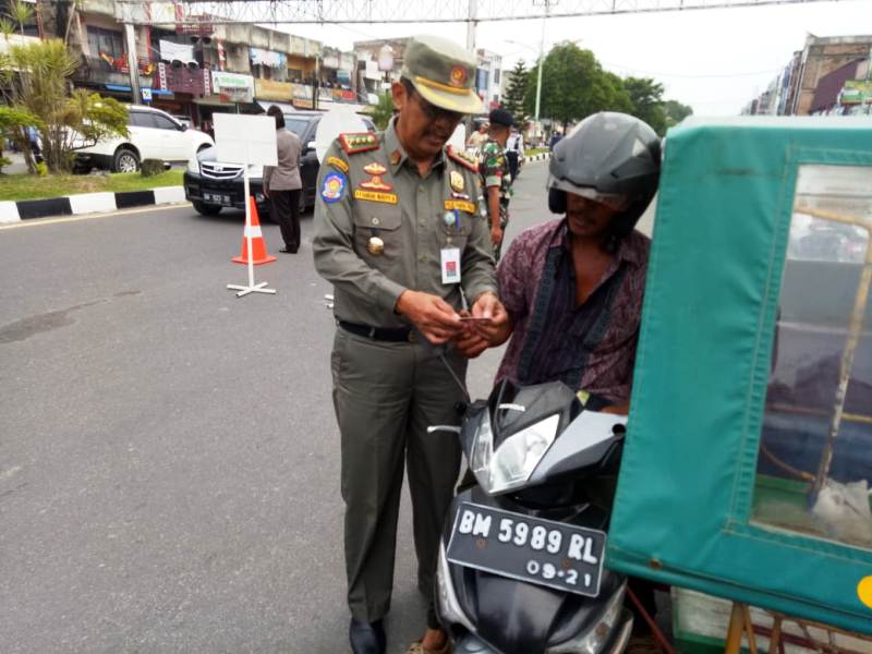 Razia KTP, Puluhan Warga Dumai Terjaring