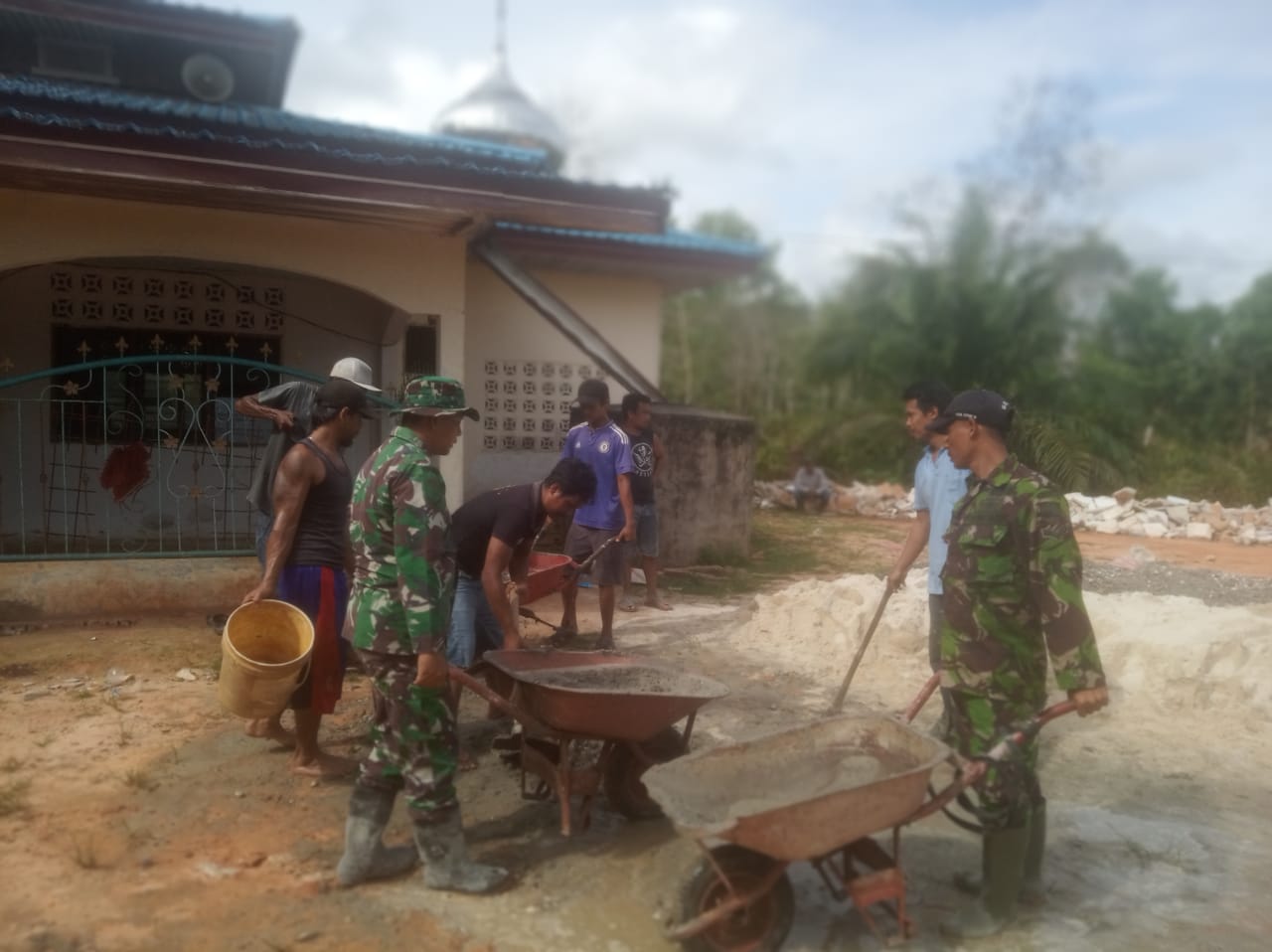 TMMD ke 107, Melestarikan Budaya Gotong Royong