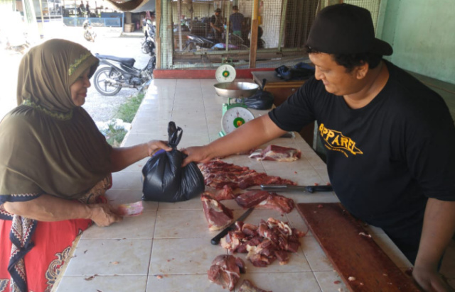 Jelang Ramadhan, Harga Daging Sapi di Dumai Masih Normal