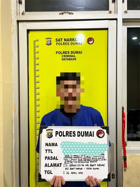 Satres Narkoba Polres Dumai Ungkap Kasus Ekstasi, Satu Pelaku Diamankan