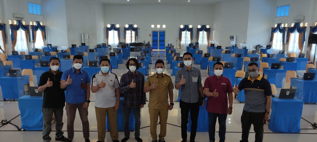 Pastikan Kesiapan Tes CASN 2021, Wabup Lingga Doakan Peserta Peroleh Hasil Maksimal