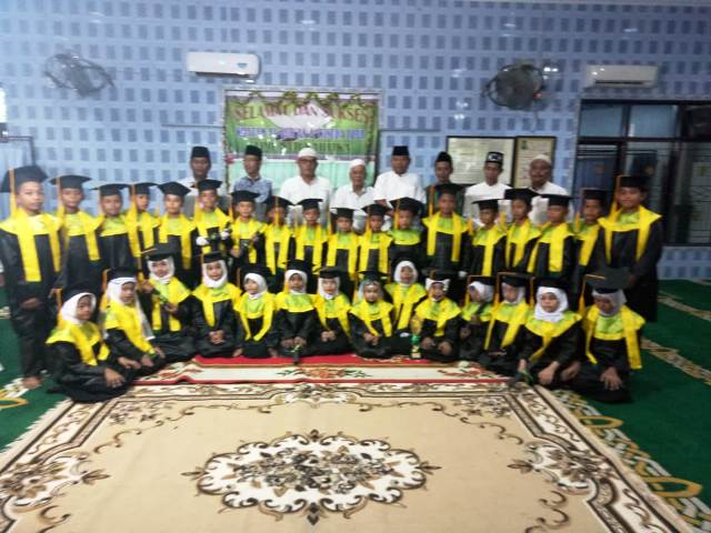 Lima Puluh Santri TPA Masjid  AL-Firman Kodim 0320/Dumai KhataM AL-Qur'an