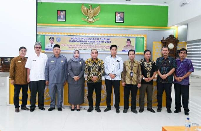 Bupati Labuhanbatu Buka Forum Konsultasi Publik Rancangan Awal RKPD Tahun 2021