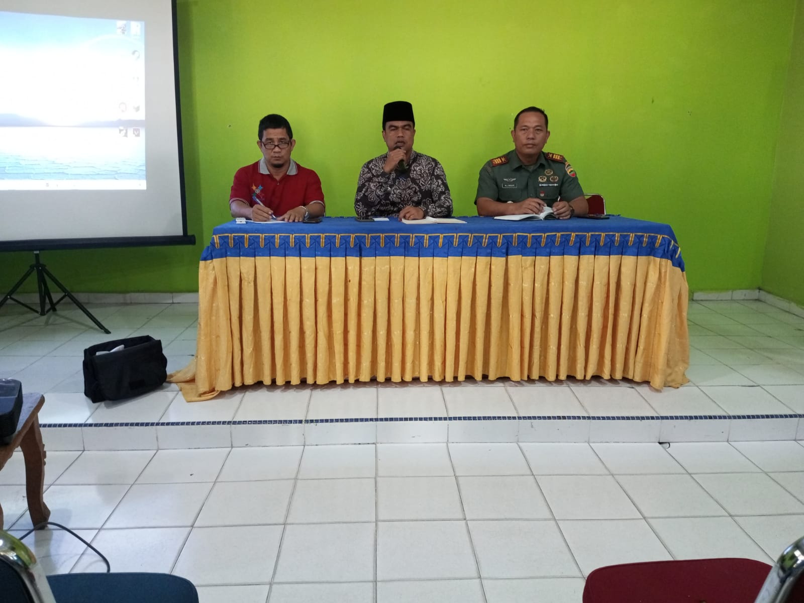 Danramil 02 Hadiri Rapat Penyusunan Panitia HUT RI Yang ke 77