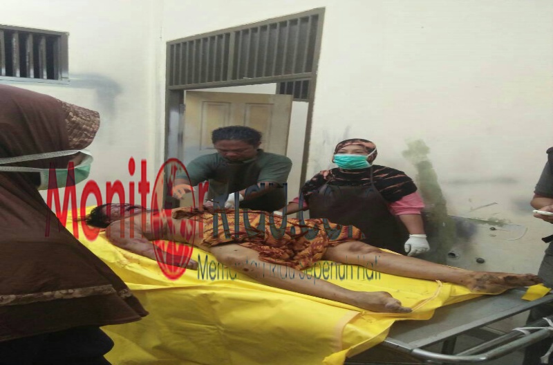 Wanita Setengah Baya di Pinggir, Bengkalis Ditemukan Tewas Mengenaskan Diwarungnya