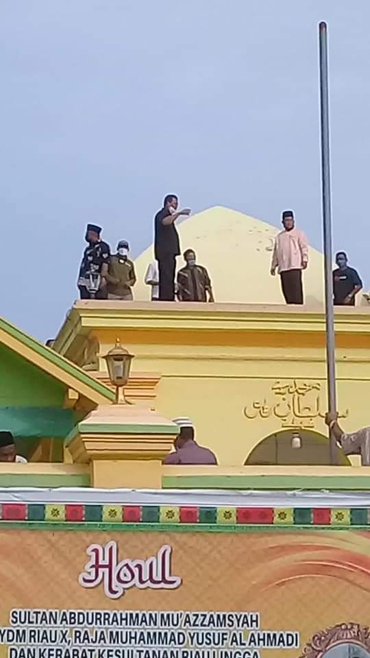 Gubernur Kepri Ansar Ahmad Bertandang ke Pulau Penyengat