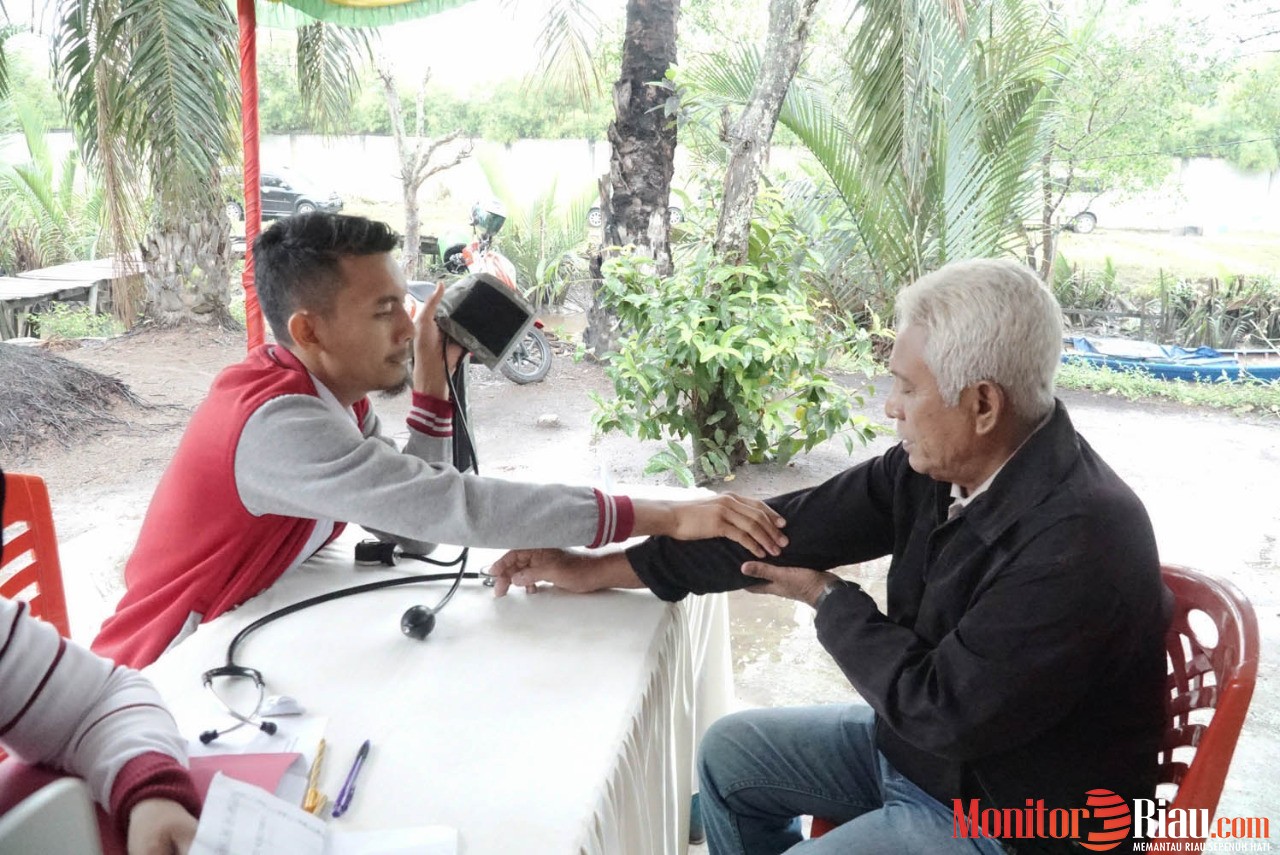 Pertamina Dumai Gelar Pemeriksaan Kesehatan Gratis Bagi Nelayan Tanjung Palas