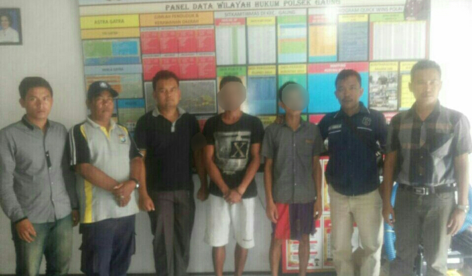 Polisi Ringkus Dua Pencuri Belasan Sak Pupuk Milik PT GIN