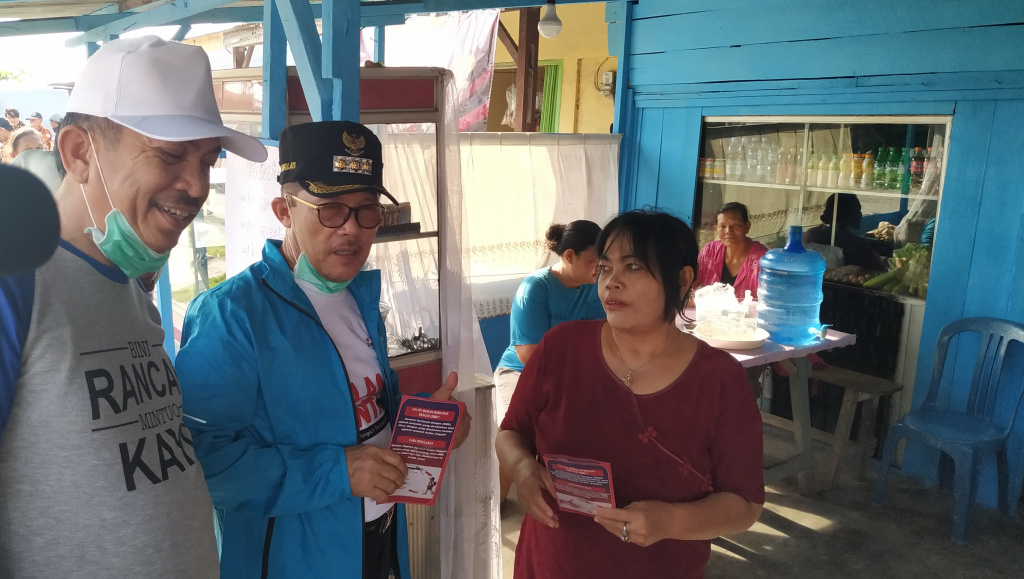 Walikota Dumai Goro Bersama Pemuda Pancasila dan Masyarakat Teluk Binjai