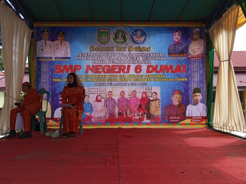 SMPN 6 Dumai Gelar Perpisahan Siswa Tahun Ajaran 2024/2025