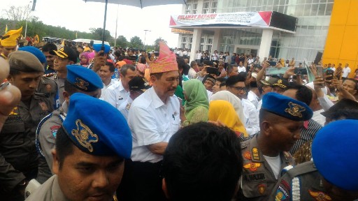 Menko Kemaritiman Tiba di Tekhnopolitan Pelalawan