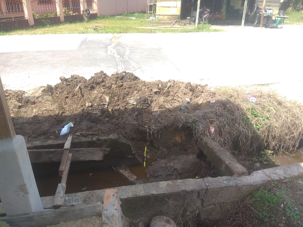 Pipa Gas Rumah Tangga PT.PGN Bocor Lagi, Warga Tanjung Palas Resah
