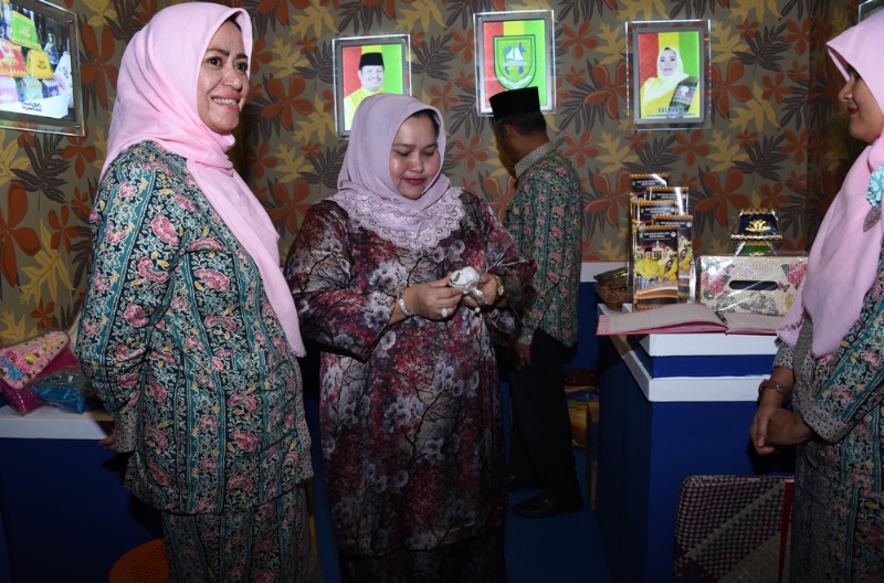 Songket Unggulan Stand Bengkalis, Pada Pameran Inacraft 2017 di Jakarta