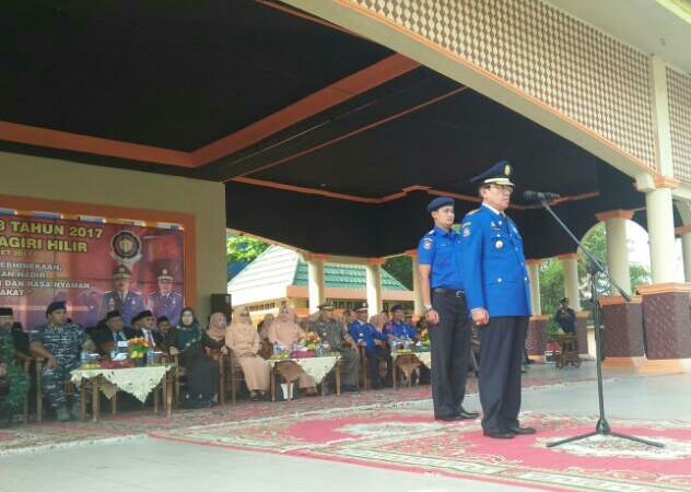 Pesan Bupati Inhil, Jaga Semangat KORPS Demi Ketertiban dan Ketentraman Umum