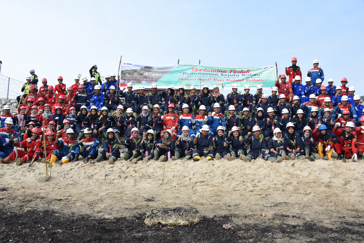 Pertamina Dumai Ajak Pelajar dan Mahasiswa Tanam 1 Juta Mangrove