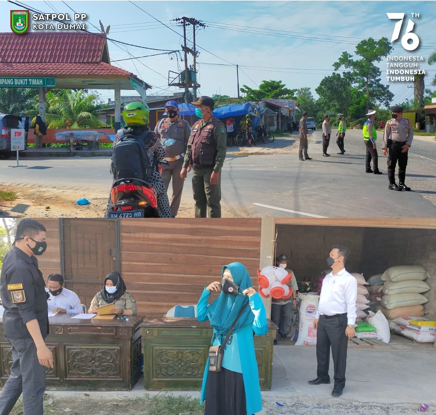 Satpol PP Dumai Gelar Razia Untuk Menekan Angka Penyebaran Covid19