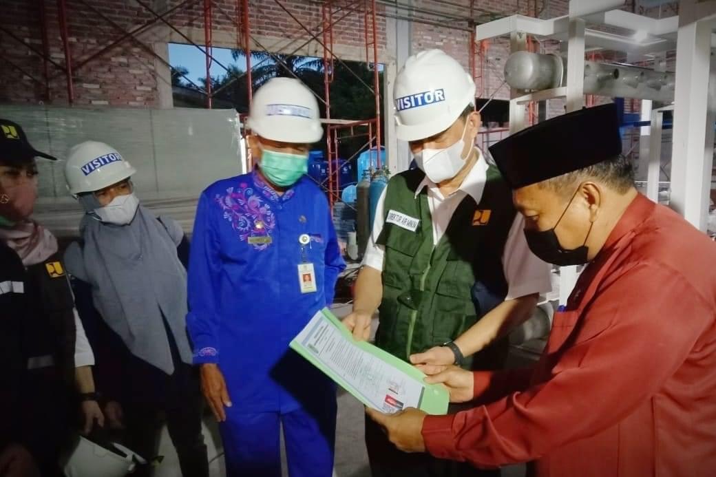 Tinjau Progres Pembangunan SPAM, Ditjen Cipta Karya Kementrian PUPR Berkunjung ke Dumai