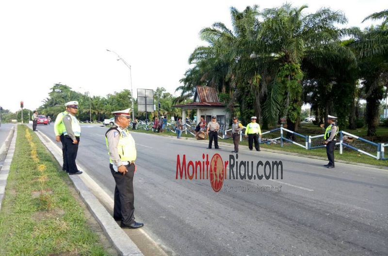 Persempit Ruang Gerak Napi, Gabungan Polsek Mandau Mendadak Gelar Razia