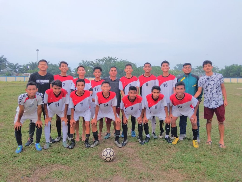 Target Emas, Tim Sepakbola Popda Bengkalis Genjot Latihan