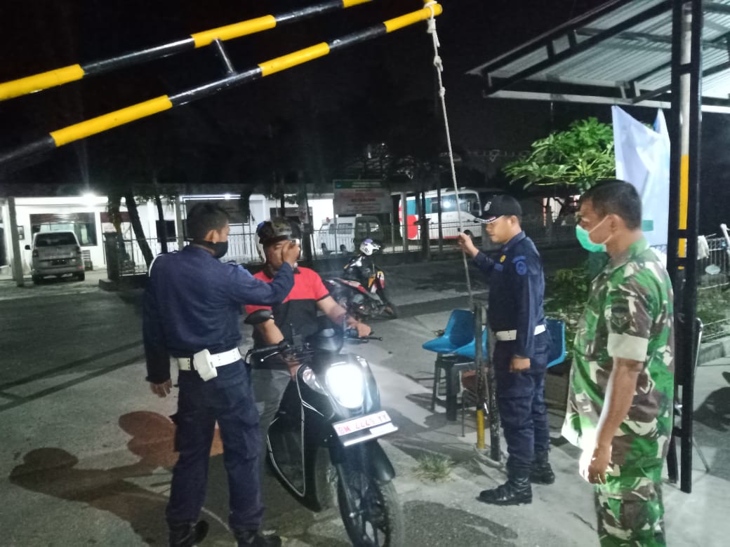 Tak Hanya Tim Medis, Pihak Keamanan RSUD Dumai Juga Turut Siaga Corona