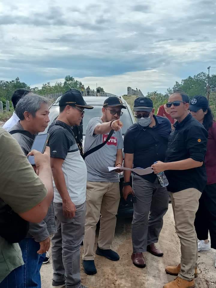 Usaha Bupati Kasmarni Buahkan Hasil, Pihak Bappenas Tinjau Jalan Lingkar Pulau Rupat