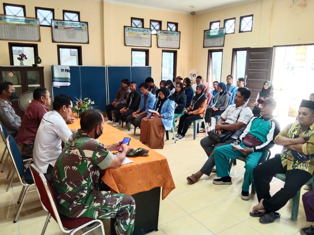Jelang HUT RI ke 77, Pelda Riadi Sembiring dan Masyarakat Gelar Rapat Persiapan