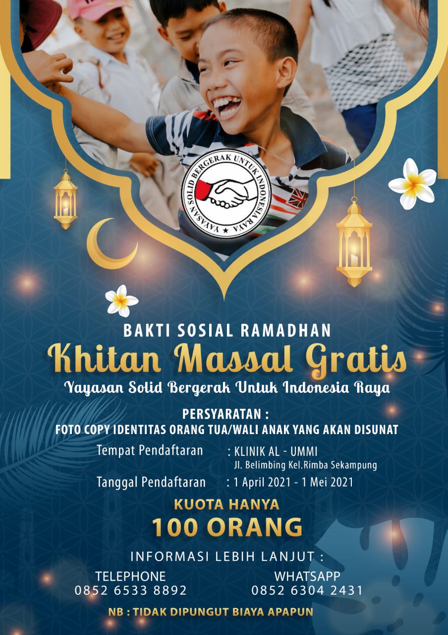 Yayasan SBUIR Dumai Gelar Massal Gratis