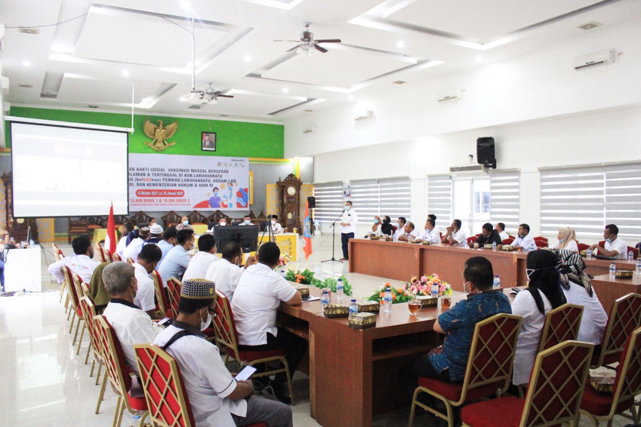Program Vaksinasi USU, Sekda: Terimakasih Atas Kegiatan Ini