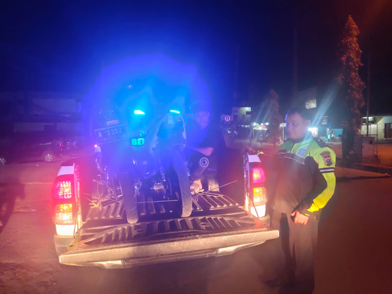 Tim Gabungan Polres Bengkalis Atasi Balap Liar di Duri