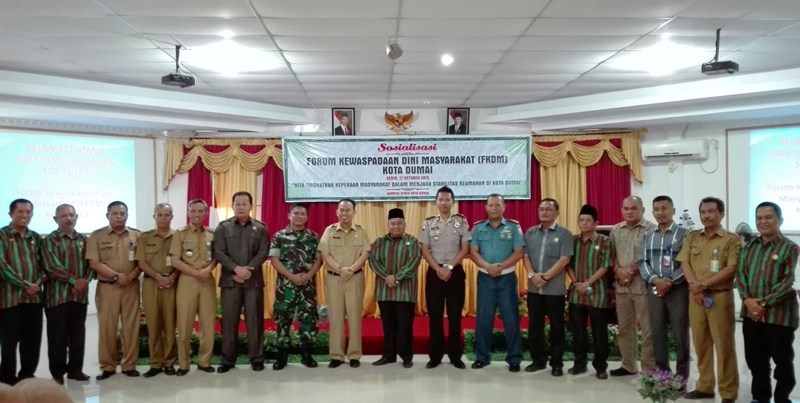 Cegah Potensi Konflik, FKDM Dumai Gelar Sosialisasi