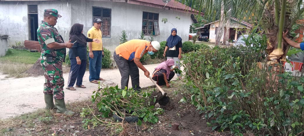 Sinergitas Bersama Masyarakat Bagan Besar, Goro di Posyandu Cempaka