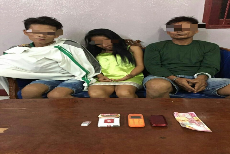 Saat Pesta Sabu, 2 Pemuda Dan Satu Wanita Diringkus Opsnal Reskrim Polsek Mandau