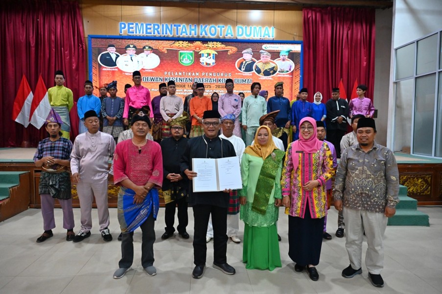 Agoes S. Alam Nahkodai DKD Dumai 2025–2030, Siap Jadikan Kesenian sebagai Marwah Kota