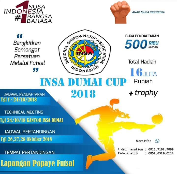INSA Dumai Gelar Open Turnamen Futsal
