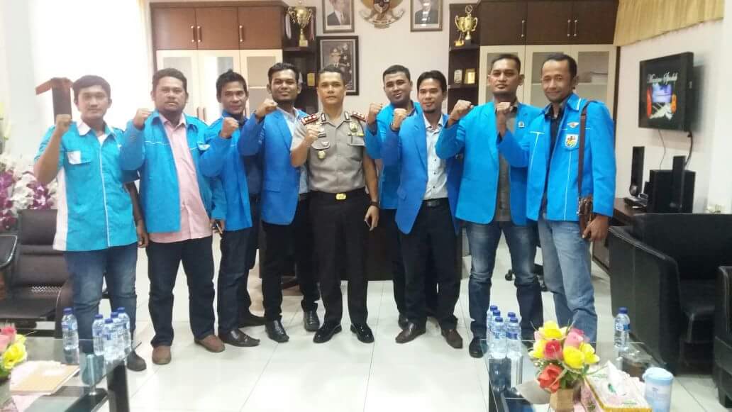 DPD KNPI Dumai Silaturahmi dengan Kapolres, Bahas Semangat Sumpah Pemuda
