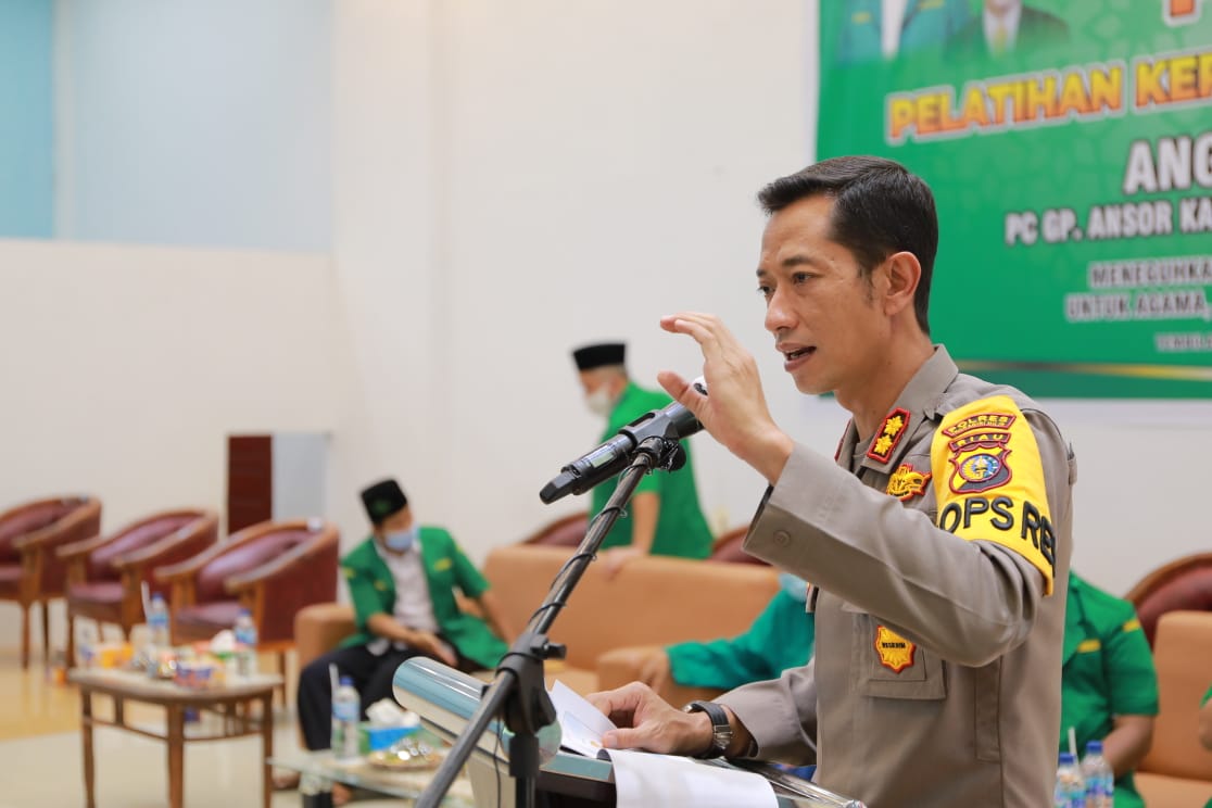Kapolres Inhil Ucapkan Selamat HUT ke 87 GP Ansor