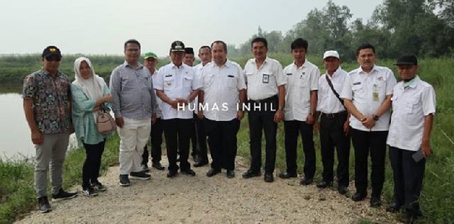 Bupati Tinjau PDAM Tirta Indragiri di Tembilahan Hulu