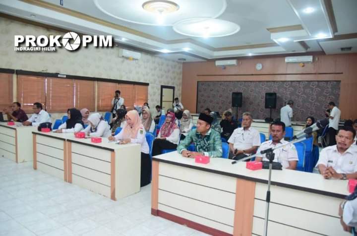 Wabup H Syamsuddin Uti Buka Rapat Pendampingan Penyusunan Raker TPPS Inhil Tahun 2023