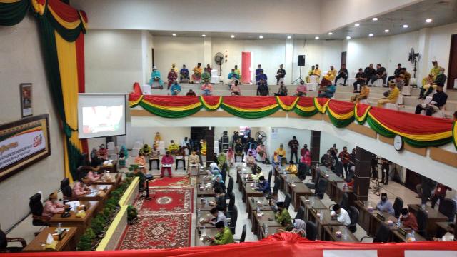 Rapat Paripurna Milad Inhil ke-55 Berlangsung Lancar