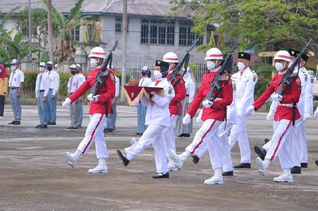 Wakil Ketua DPRD Inhil Hadiri Upacara HUT RI ke-76 Tahun 2021