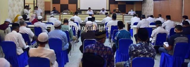 Bupati Pimpin Rapat Pertemuan dengan Pengurus Masjid dan Musholla