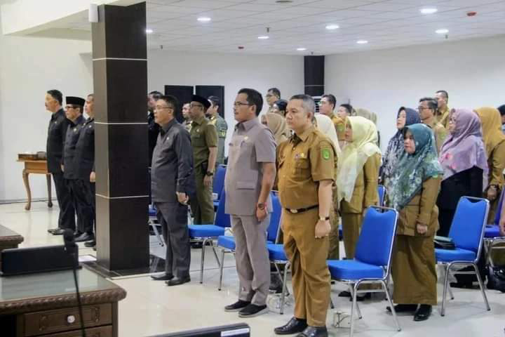 DPRD Inhil Rapat Paripurna Agenda Penyampaian 6 Ranperda Tahun 2023