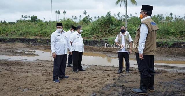 Bupati Inhil Inspeksi TPU Khusus Pasien Covid-19