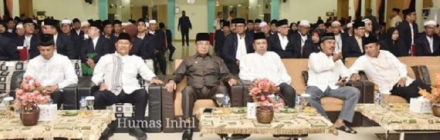 Bupati Wardan Lantik Dewan dan Majelis Hakim MTQ Inhil 2019