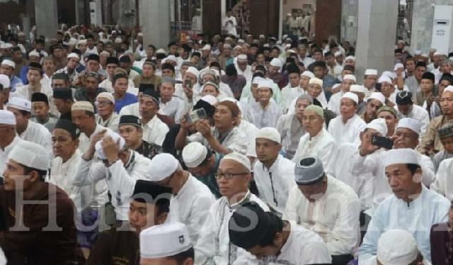 Bupati Inhil Ikuti Peringatan Isra' dan Mi'raj 1440 H di Masjid Raya Al-Huda