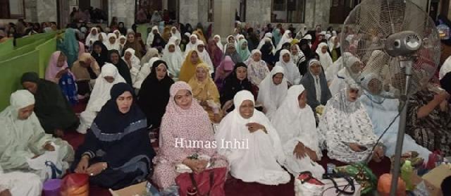 Wabup Inhil Hadiri Maulid Nabi 1441 H di Masjid Agung Al-Huda