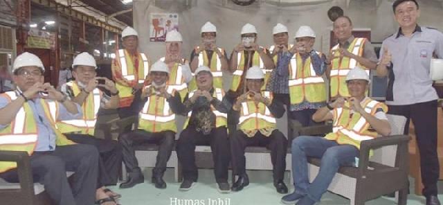 Bupati Inhil Kunjungi PT. CBG